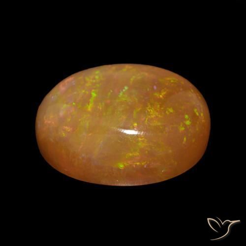Chocolate Opal Gemstone in 18.5 x 15.1 mm Size for Sale, Chocolate Opal Stone in Multicolor Color