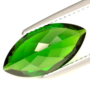 Chrome Diopside Gemstone in 16 x 8 mm (calibrated) Size for Sale, Chrome Diopside Stone in Green Color