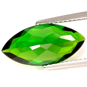 Chrome Diopside Gemstone in 16 x 8 mm (calibrated) Size for Sale, Chrome Diopside Stone in Green Color