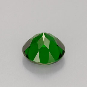Chrome Diopside Gemstone in 7 mm (calibrated) Size for Sale, Chrome Diopside Stone in Green Color