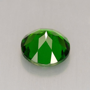 Chrome Diopside Gemstone in 7 mm (calibrated) Size for Sale, Chrome Diopside Stone in Green Color
