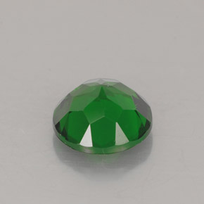 Chrome Diopside Gemstone in 7 mm (calibrated) Size for Sale, Chrome Diopside Stone in Green Color