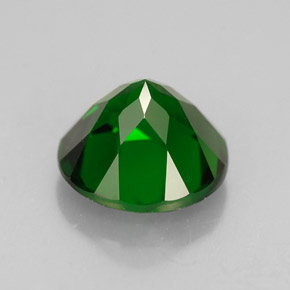 Chrome Diopside Gemstone in 7 mm (calibrated) Size for Sale, Chrome Diopside Stone in Green Color