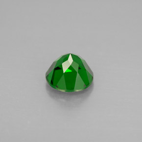 Chrome Diopside Gemstone in 6.5 mm (calibrated) Size for Sale, Chrome Diopside Stone in Green Color