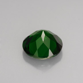 Chrome Diopside Gemstone in 8 mm (calibrated) Size for Sale, Chrome Diopside Stone in Green Color
