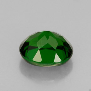 Chrome Diopside Gemstone in 6.2 x 5.4 mm Size for Sale, Chrome Diopside Stone in Green Color