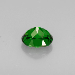 Chrome Diopside Gemstone in 5.7 x 4.7 mm Size for Sale, Chrome Diopside Stone in Green Color