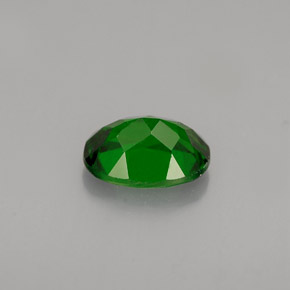 Chrome Diopside Gemstone in 7 x 5 mm (calibrated) Size for Sale, Chrome Diopside Stone in Green Color