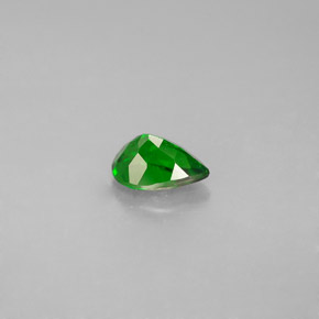 Chrome Diopside Gemstone in 6.4 x 4.4 mm Size for Sale, Chrome Diopside Stone in Green Color