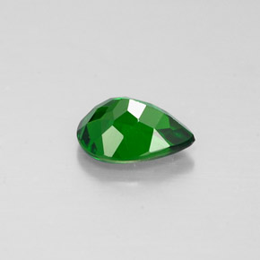 Chrome Diopside Gemstone in 6.5 x 4.7 mm Size for Sale, Chrome Diopside Stone in Green Color