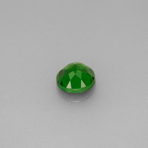 0.58 ct Green Chrome Diopside Stone, Natural Chrome Diopside in Round Facet Shape for Sale