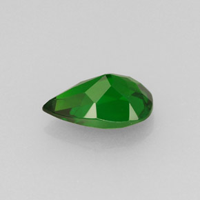 Chrome Diopside Gemstone in 7.9 x 5 mm Size for Sale, Chrome Diopside Stone in Green Color