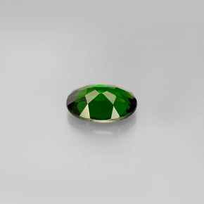 Chrome Diopside Gemstone in 8 x 6 mm (calibrated) Size for Sale, Chrome Diopside Stone in Green Color