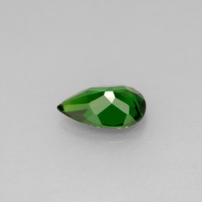 Chrome Diopside Gemstone in 8 x 5 mm Size for Sale, Chrome Diopside Stone in Green Color