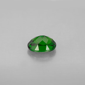 Chrome Diopside Gemstone in 7 x 5.3 mm Size for Sale, Chrome Diopside Stone in Green Color