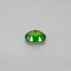 Chrome Diopside Gemstone in 6.3 x 4.8 mm Size for Sale, Chrome Diopside Stone in Green Color