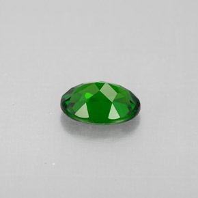 Chrome Diopside Gemstone in 7 x 5 mm (calibrated) Size for Sale, Chrome Diopside Stone in Green Color