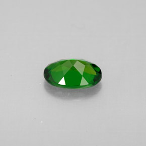 Chrome Diopside Gemstone in 7 x 5 mm (calibrated) Size for Sale, Chrome Diopside Stone in Green Color