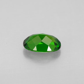 Chrome Diopside Gemstone in 7.7 x 5.5 mm Size for Sale, Chrome Diopside Stone in Green Color