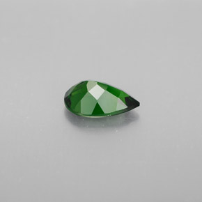 Chrome Diopside Gemstone in 8 x 5.2 mm Size for Sale, Chrome Diopside Stone in Green Color