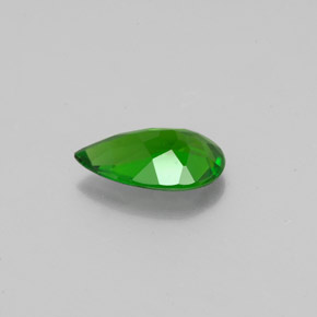 Chrome Diopside Gemstone in 7.7 x 4.9 mm Size for Sale, Chrome Diopside Stone in Green Color