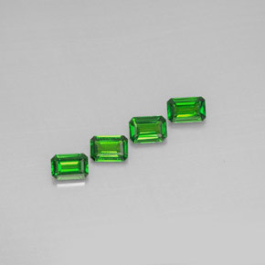 1.88 ct Green Chrome Diopside Stone, Natural Chrome Diopside in Octagon Facet Shape for Sale