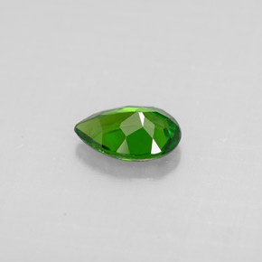Chrome Diopside Gemstone in 7 x 5 mm (calibrated) Size for Sale, Chrome Diopside Stone in Green Color