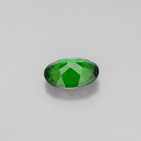 Chrome Diopside Gemstone in 6.6 x 4.8 mm Size for Sale, Chrome Diopside Stone in Green Color