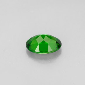 Chrome Diopside Gemstone in 7 x 5 mm (calibrated) Size for Sale, Chrome Diopside Stone in Green Color