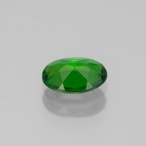 Chrome Diopside Gemstone in 7 x 5 mm (calibrated) Size for Sale, Chrome Diopside Stone in Green Color