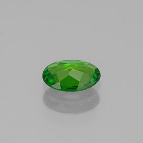 Chrome Diopside Gemstone in 6.3 x 4.5 mm Size for Sale, Chrome Diopside Stone in Green Color