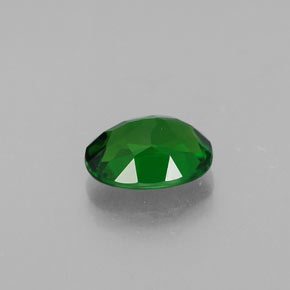 Chrome Diopside Gemstone in 6.7 x 5.1 mm Size for Sale, Chrome Diopside Stone in Green Color