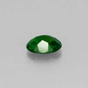 Chrome Diopside Gemstone in 7 x 5 mm (calibrated) Size for Sale, Chrome Diopside Stone in Green Color