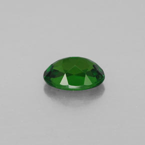 Chrome Diopside Gemstone in 7 x 5 mm (calibrated) Size for Sale, Chrome Diopside Stone in Green Color