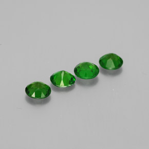 Chrome Diopside Gemstone in 4.6 mm Size for Sale, Chrome Diopside Stone in Green Color