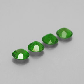 Chrome Diopside Gemstone in 4.7 mm Size for Sale, Chrome Diopside Stone in Green Color