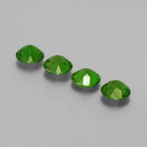 Chrome Diopside Gemstone in 4.6 mm Size for Sale, Chrome Diopside Stone in Green Color