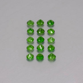 Chrome Diopside Gemstone in 3.8 mm Size for Sale, Chrome Diopside Stone in Green Color