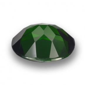 Chrome Diopside Gemstone in 9 x 7 mm (calibrated) Size for Sale, Chrome Diopside Stone in Green Color