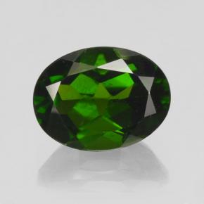 2ct Oval Facet Green Chrome Diopside Gem for sale 2ct Oval Facet Green Chrome Diopside Gem (ID: 462975)