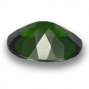 Chrome Diopside Gemstone in 11.2 x 9.1 mm Size for Sale, Chrome Diopside Stone in Green Color
