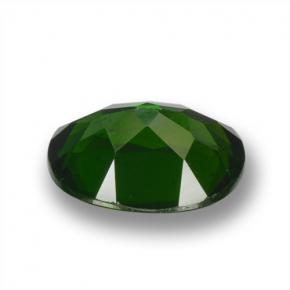 Chrome Diopside Gemstone in 9 x 7 mm (calibrated) Size for Sale, Chrome Diopside Stone in Green Color