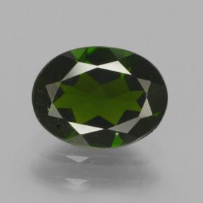 1.3ct Oval Facet Green Chrome Diopside for sale thumb image of 1.3ct Oval Facet Green Chrome Diopside (ID: 464980)