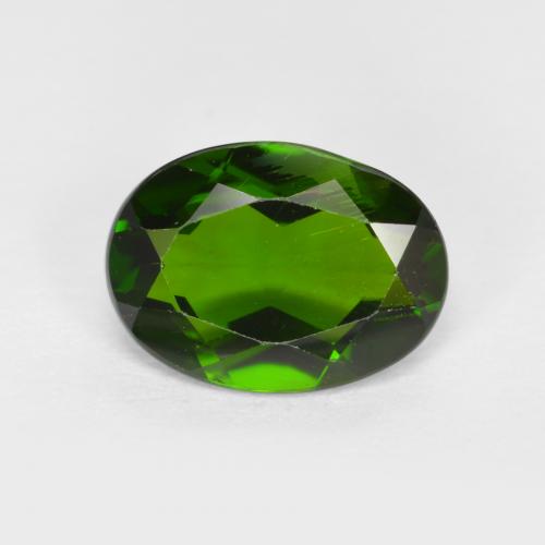 1.3ct Oval Facet Green Chrome Diopside for sale thumb image of 1.3ct Oval Facet Green Chrome Diopside (ID: 465056)