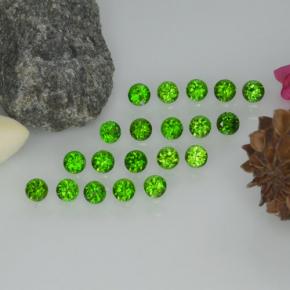 1.4ct Round Facet Green Chrome Diopside for sale thumb image of 1.4ct Round Facet Green Chrome Diopside (ID: 468158)
