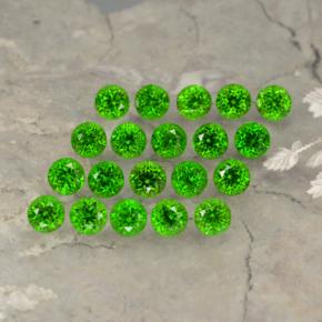 1.4ct Round Facet Green Chrome Diopside for sale thumb image of 1.4ct Round Facet Green Chrome Diopside (ID: 468160)