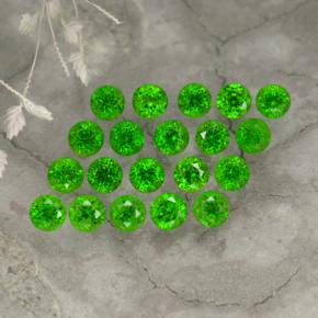 1.4ct Round Facet Green Chrome Diopside for sale thumb image of 1.4ct Round Facet Green Chrome Diopside (ID: 468163)