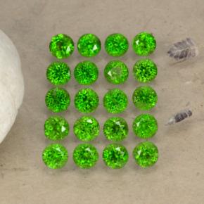 1.4ct Round Facet Green Chrome Diopside for sale thumb image of 1.4ct Round Facet Green Chrome Diopside (ID: 468245)