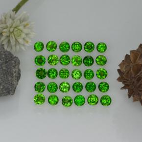 2.2ct Round Facet Green Chrome Diopside for sale thumb image of 2.2ct Round Facet Green Chrome Diopside (ID: 468341)