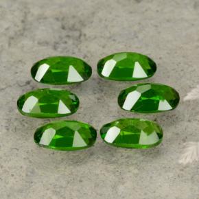Chrome Diopside Gemstones in 5 x 3 mm (calibrated) Size for Sale, Chrome Diopside Stones in Green Color